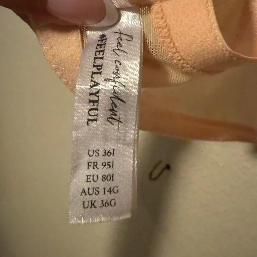 Playful Promises Nola Toffee Diamanté Underwire Bra | US 36I, UK 36G - Picture 12 of 13